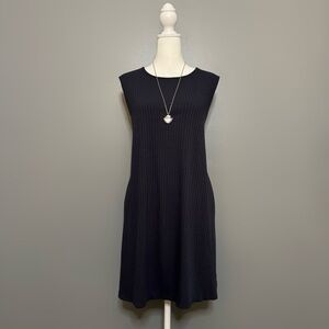 EUC J. Jill Wearever Collection Navy Blue Side Slit Tunic Top Size XLP